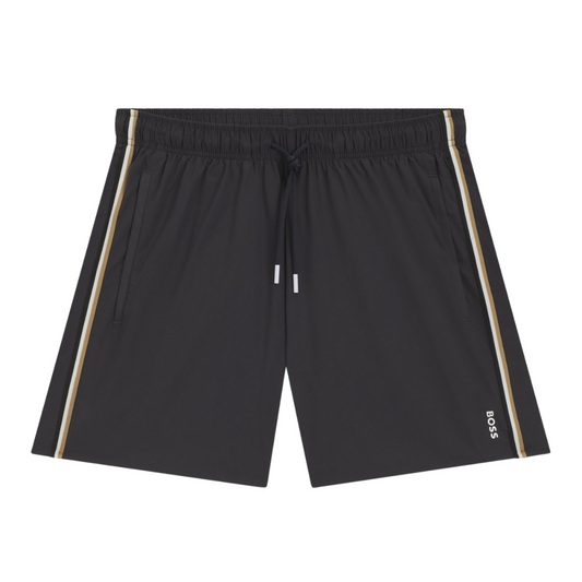 BOSS Iconic Swim Short in Dark Grey