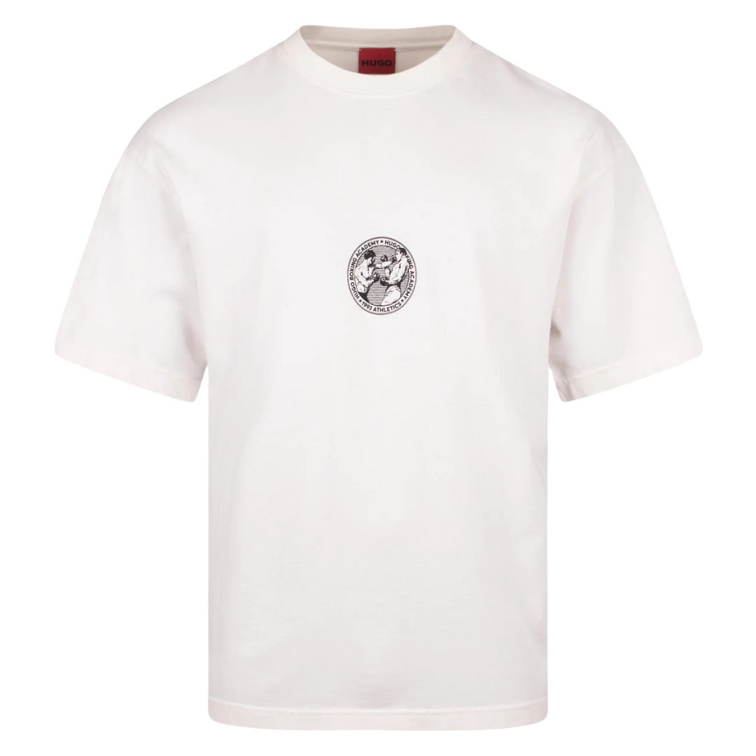 HUGO Dwresto Tee in Natural