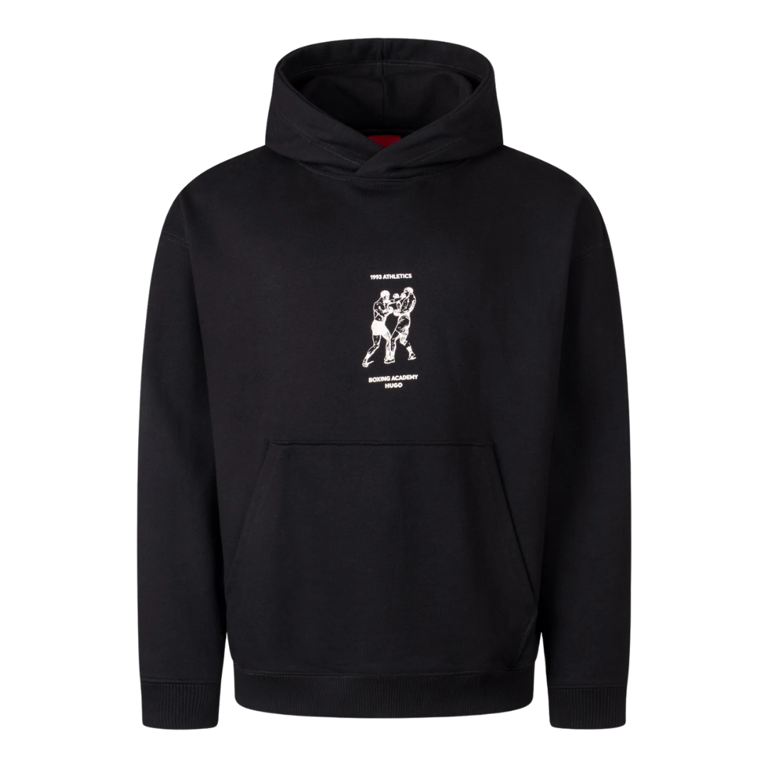 HUGO Duwrestie Hoodie in Black