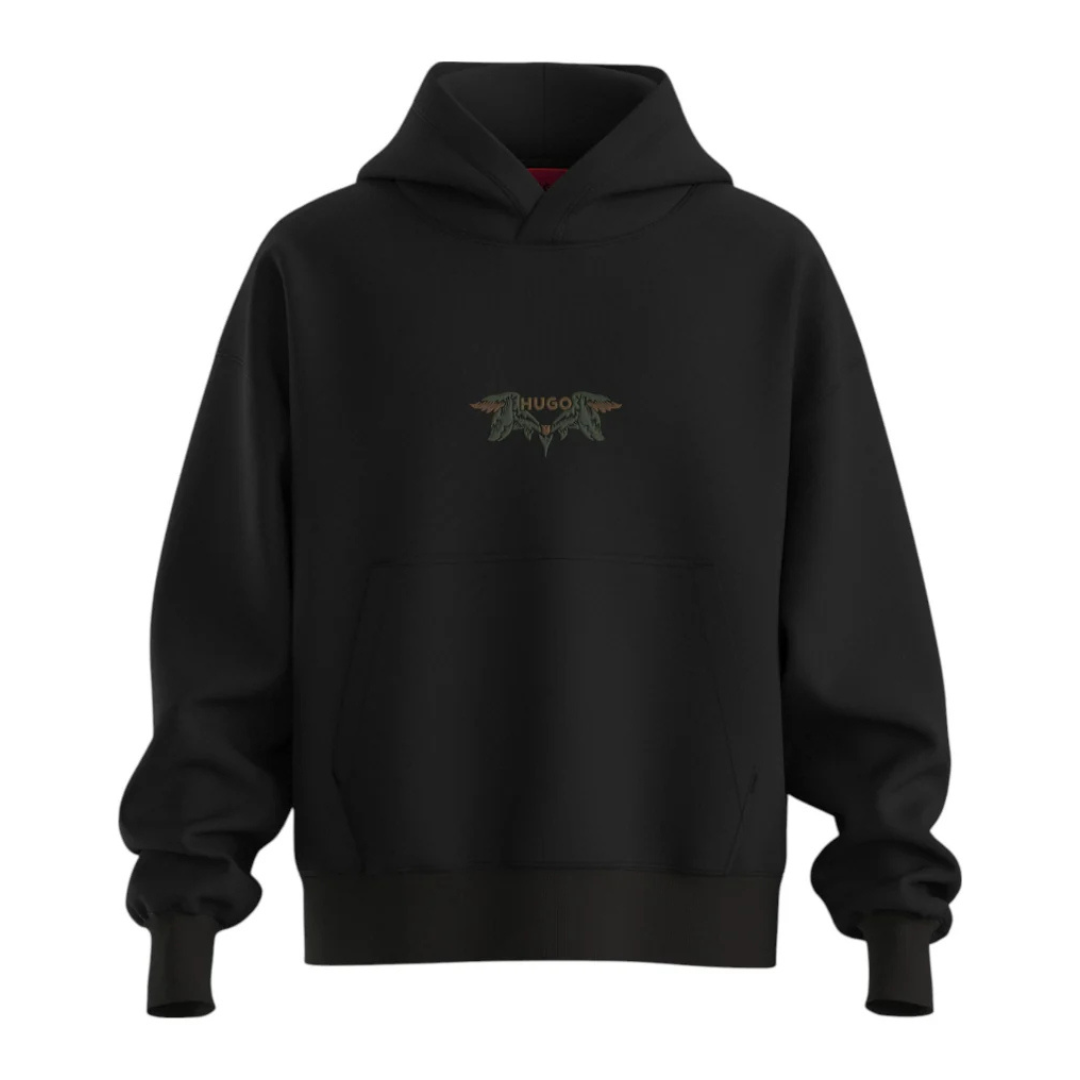 HUGO Dimstone Hoodie in Black