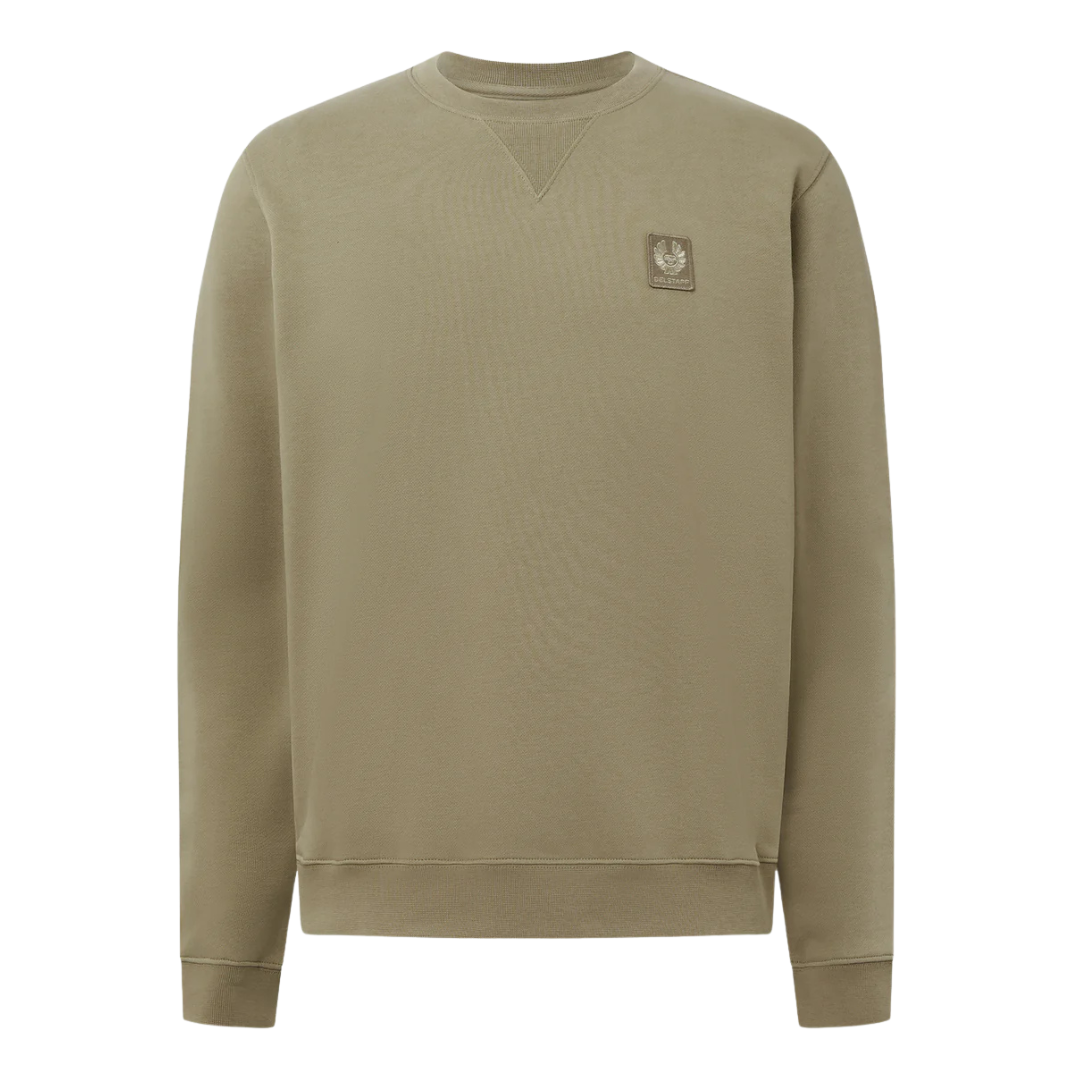 Belstaff Curator Sweatshirt in Fatigue Green