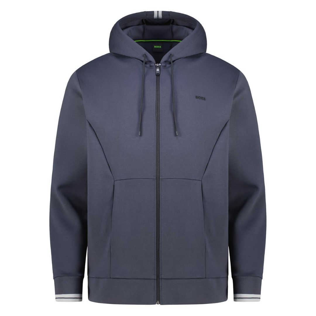 BOSS FZ Hoodie Zone in Dark Blue