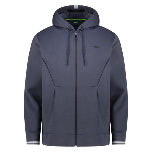 BOSS FZ Hoodie Zone in Dark Blue