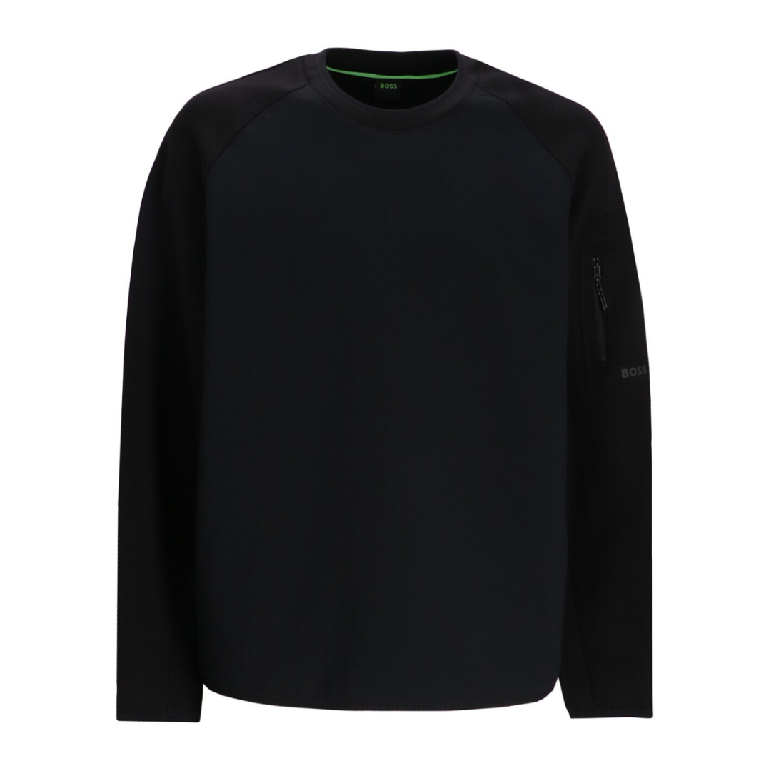 Boss CN Urban Tech Sweatshirt in Black