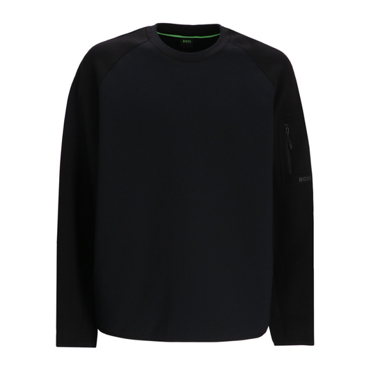 Boss CN Urban Tech Sweatshirt in Black