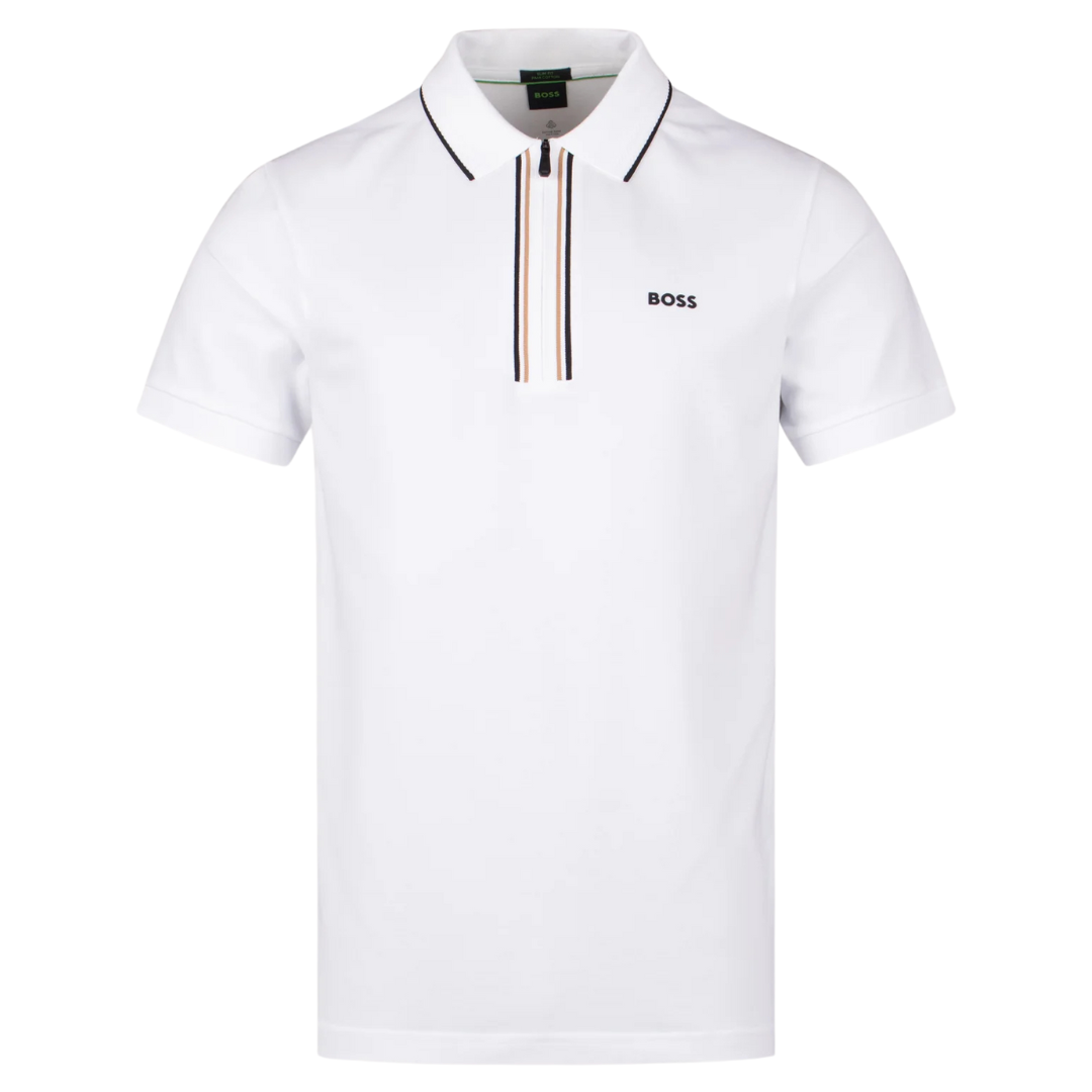 BOSS Philix GOC Polo in White