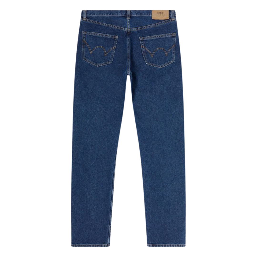 Edwin Regular Straight Jeans in Blue - Mid Used