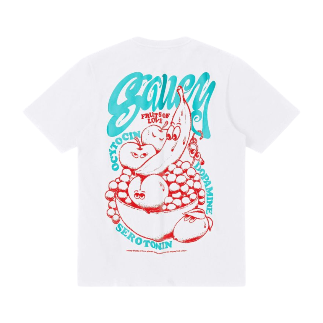 Edwin Fruits Of Love T-Shirt in White