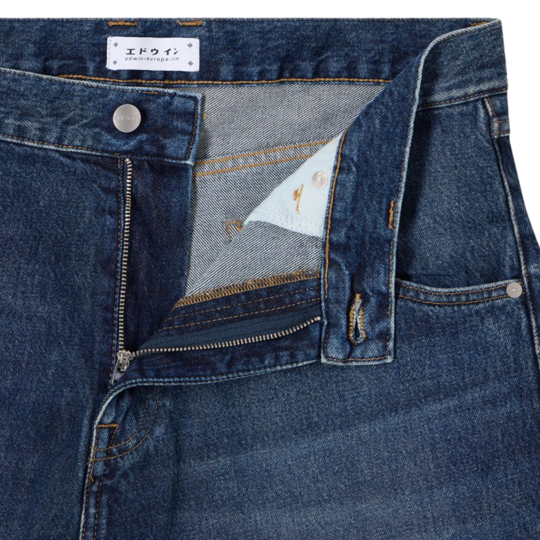 Edwin Tyrell Pant in Blue Nix Wash