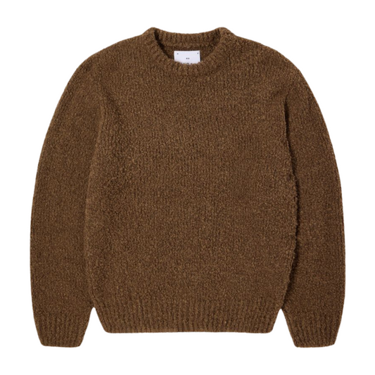 Edwin Dun Textured Sweater in Taupe