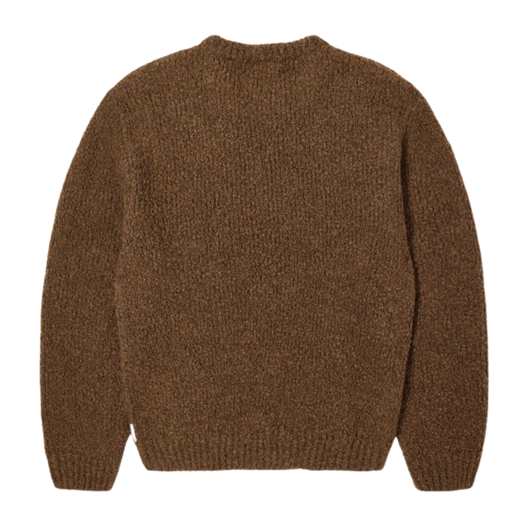 Edwin Dun Textured Sweater in Taupe