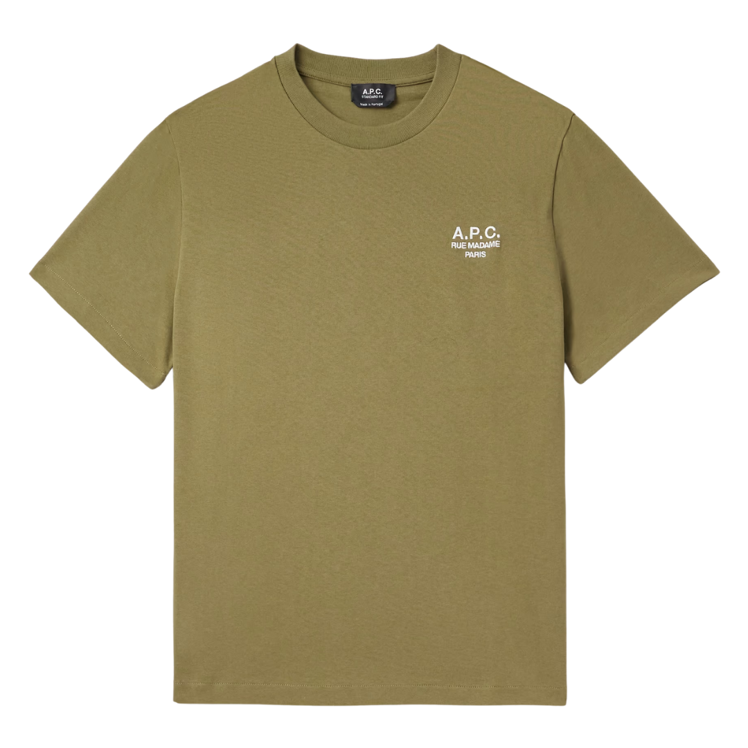 A.P.C. Rue Madame T-Shirt in Khaki