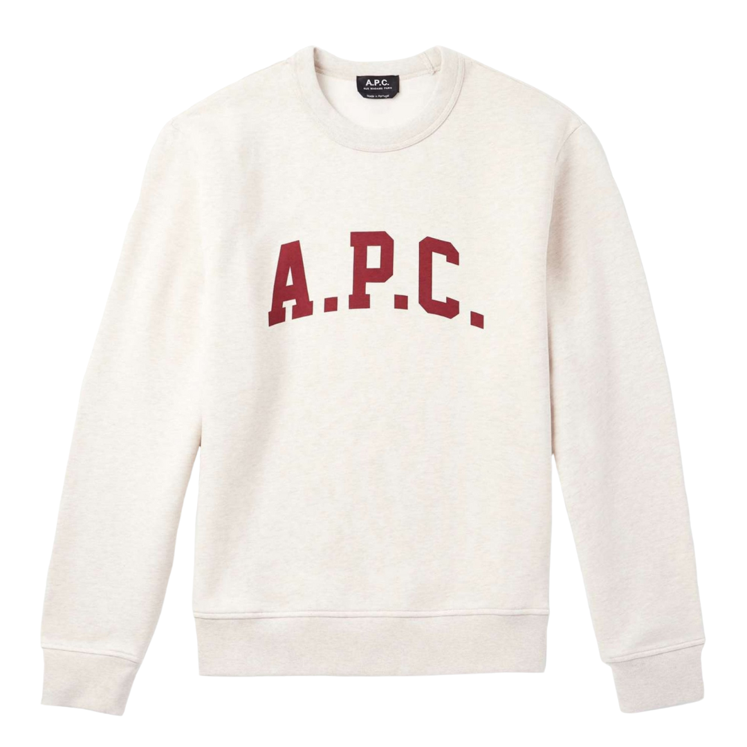 A.P.C. Harris Sweatshirt in Ecru