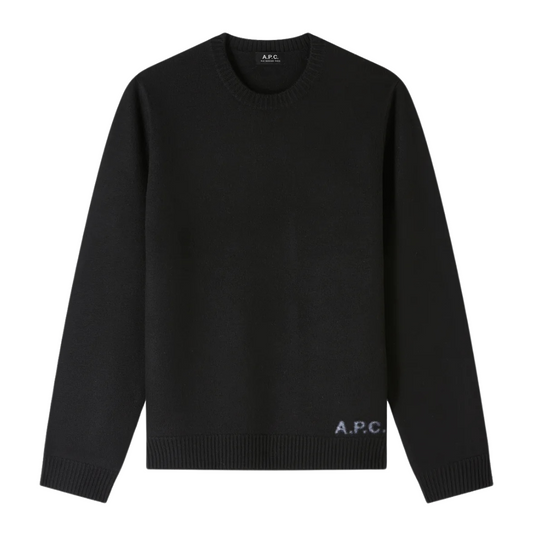 A.P.C. Edward Pullover Jumper in Black
