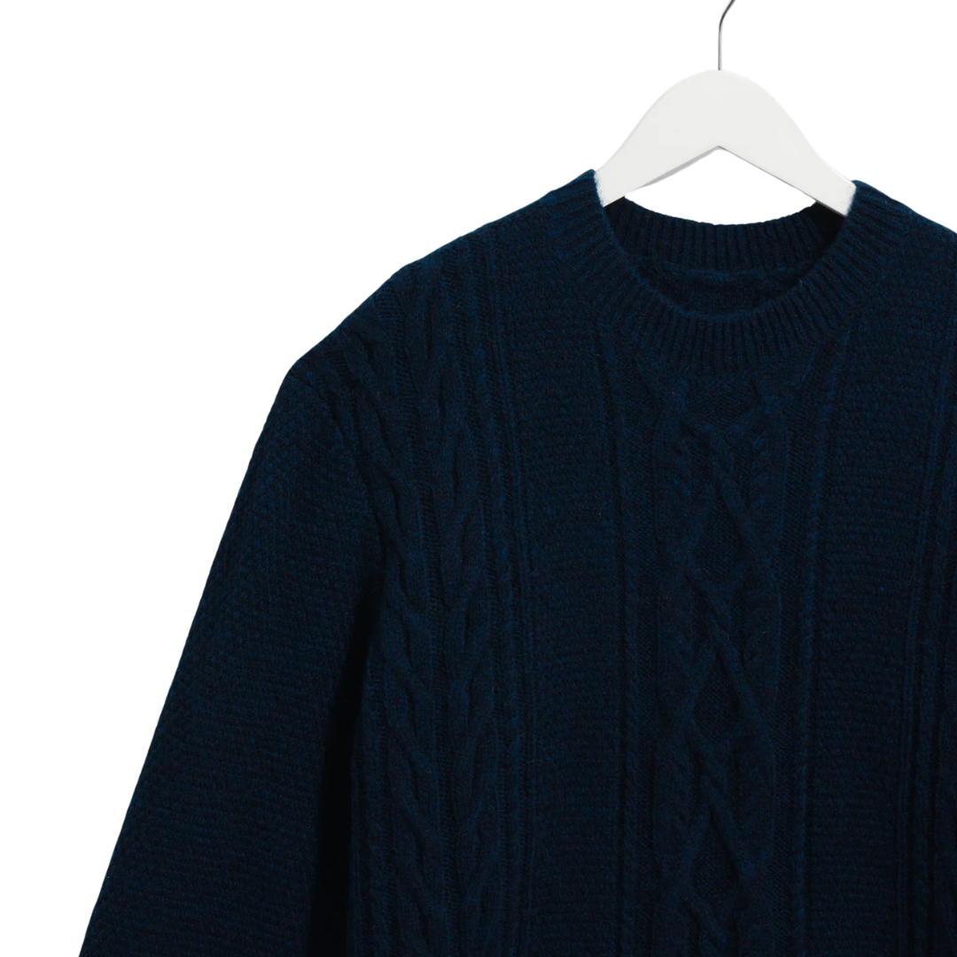 Wax London Hyatt Crew in Navy