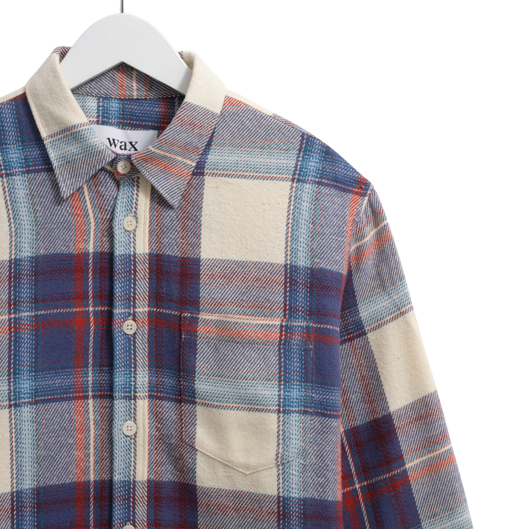 Wax London Shelly Shirt in Blue/Multi