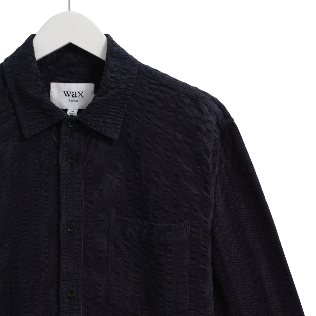 Wax London Shelly Shirt in Navy