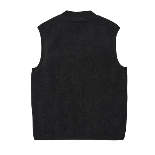 Universal Works Zip Waistcoat in Black