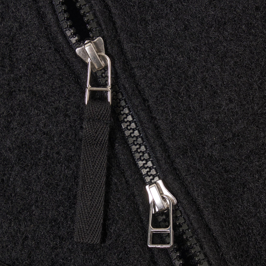 Universal Works Zip Waistcoat in Black