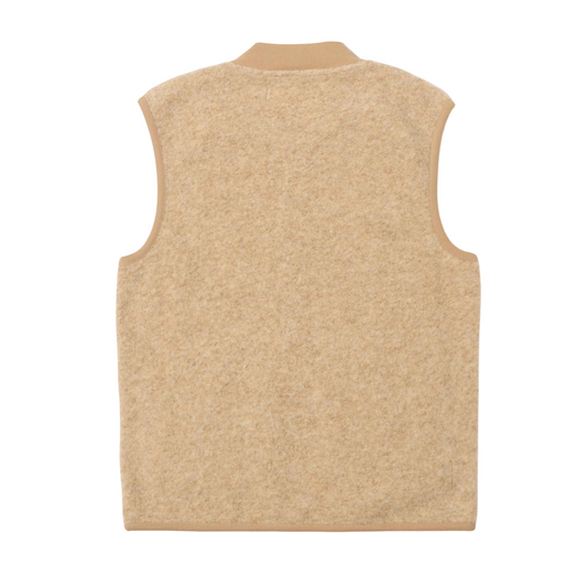 Universal Works Zip Waistcoat in Fawn
