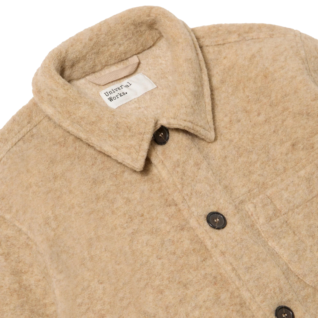 Universal Works Wool Field Jacket in Fawn