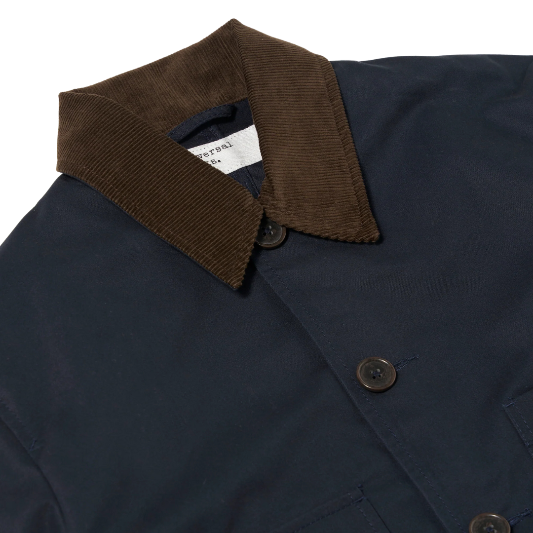 Universal Works Merchant Jacket in Navy