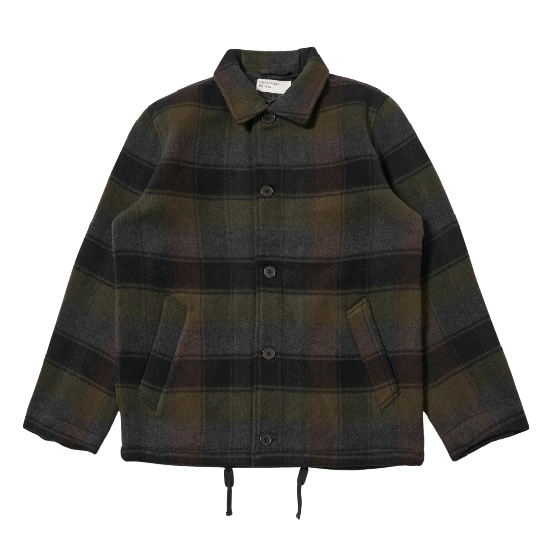 Universal Works Berlin Wool Wayfarer Jacket in Black