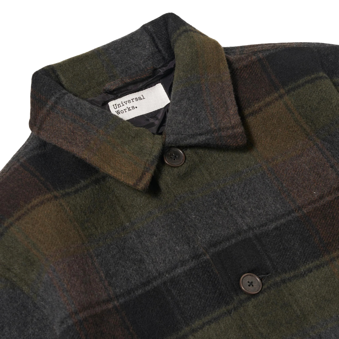 Universal Works Berlin Wool Wayfarer Jacket in Black