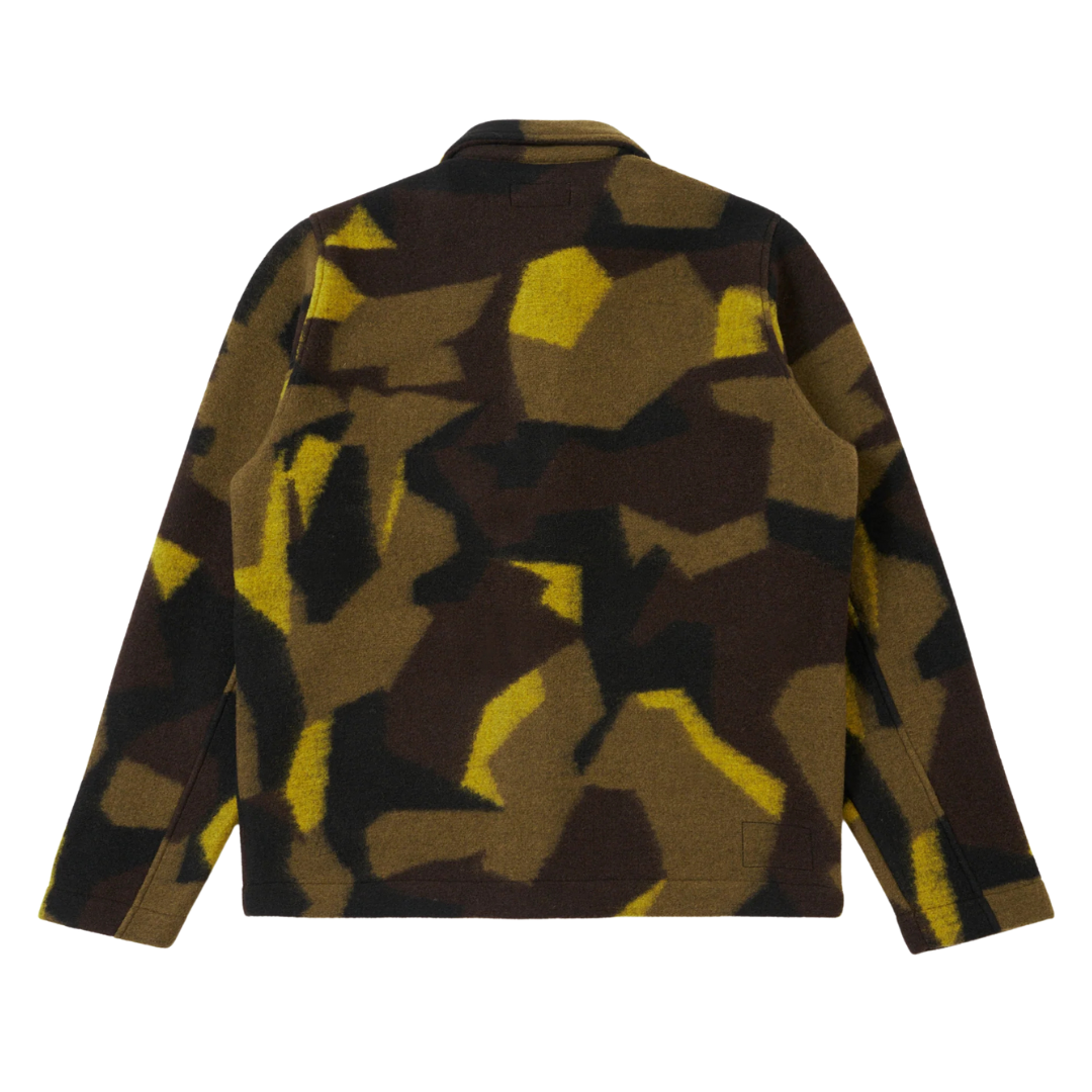 Universal Works Fleece Field Jacket in Camo