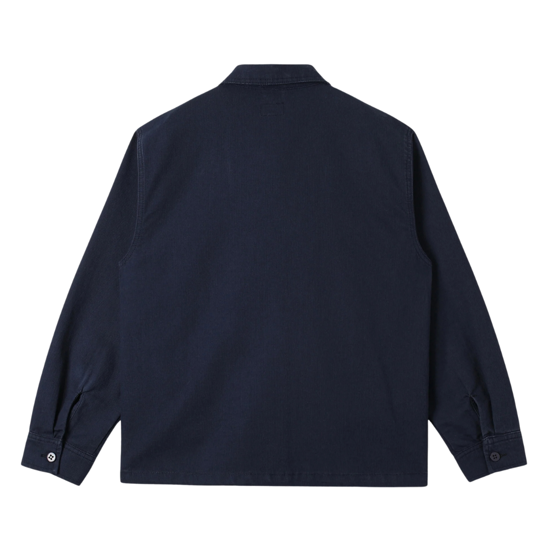 Stan Ray Bedford Zip Shirt in Navy