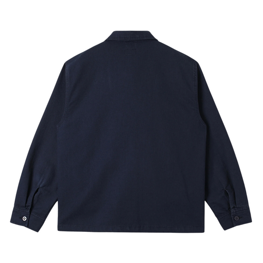 Stan Ray Bedford Zip Shirt in Navy