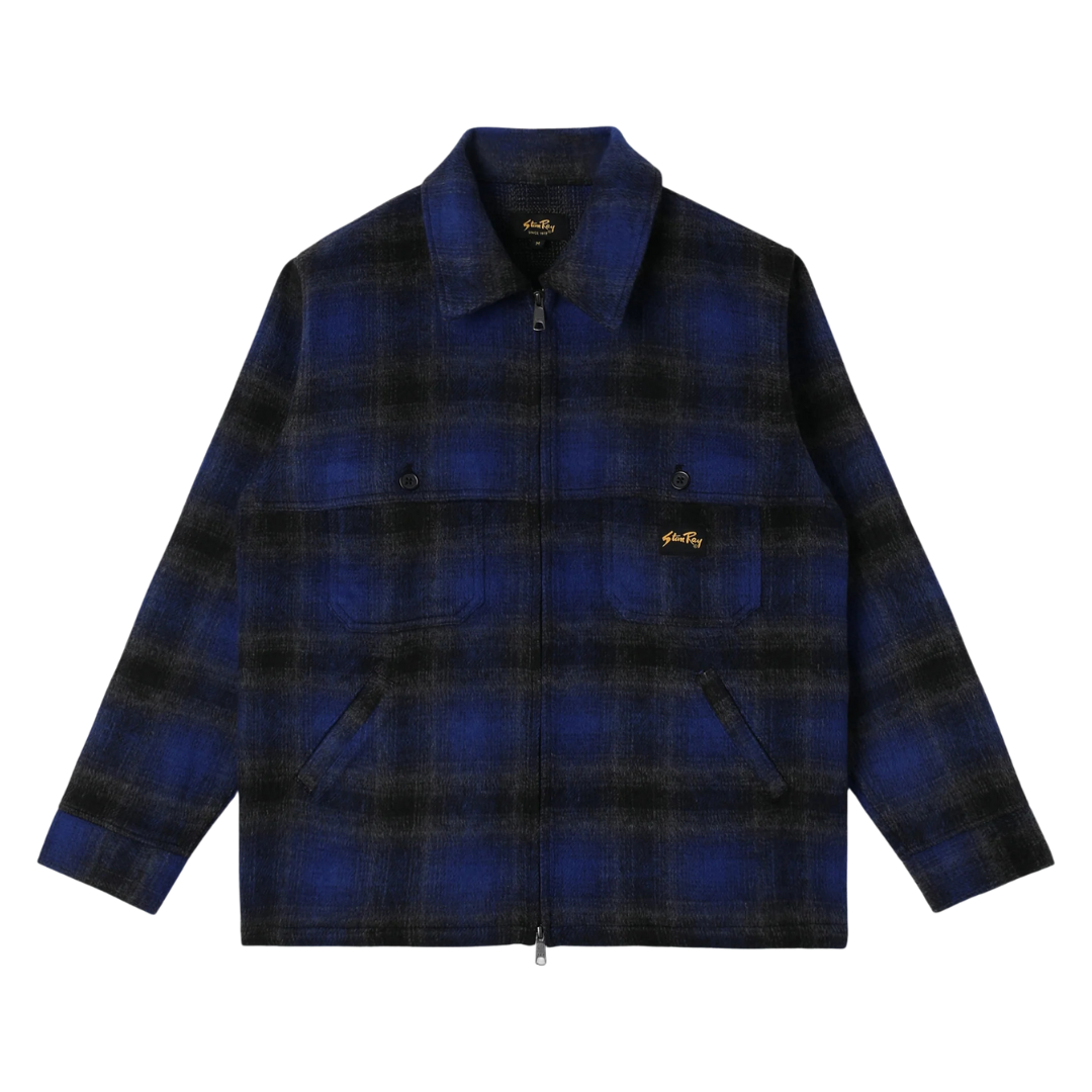 Stan Ray Mackinaw Jacket in Navy Plaid