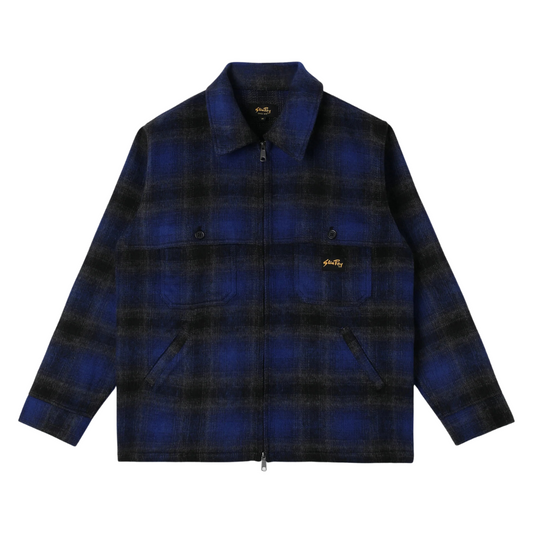 Stan Ray Mackinaw Jacket in Navy Plaid