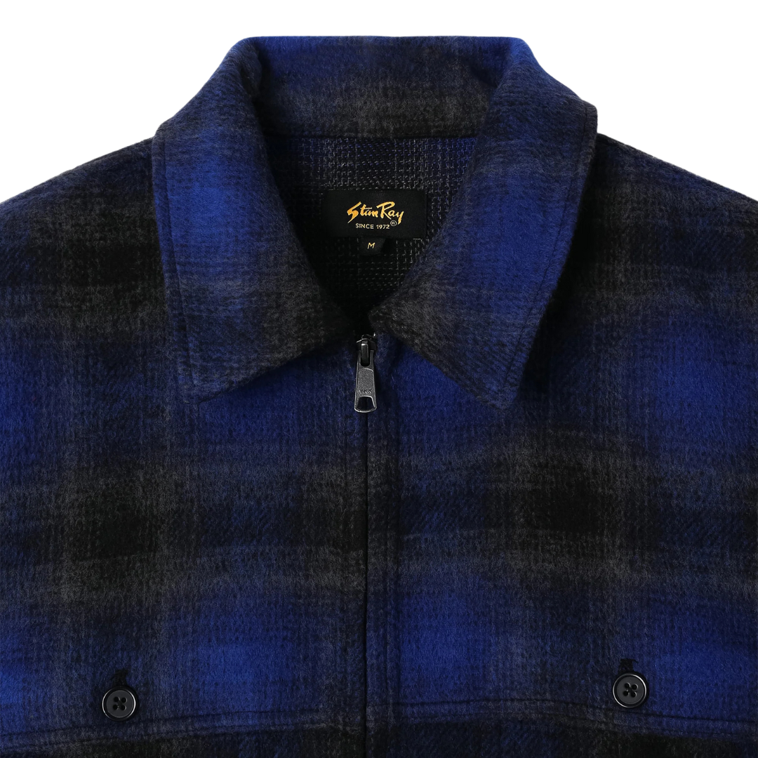 Stan Ray Mackinaw Jacket in Navy Plaid