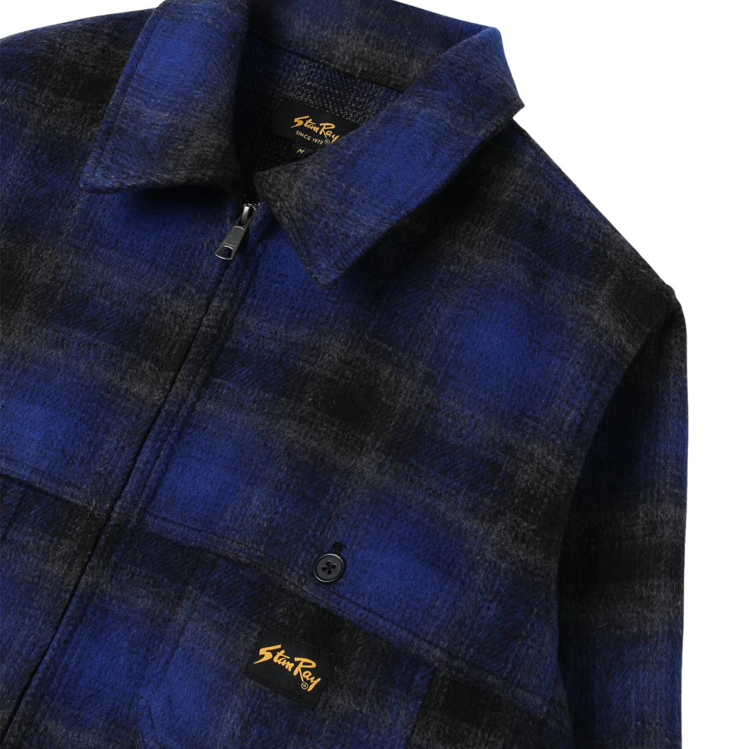 Stan Ray Mackinaw Jacket in Navy Plaid