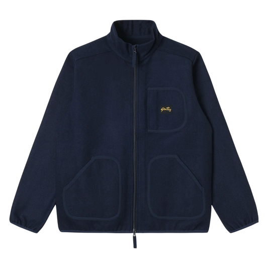Stan Ray Wool Fleece Jacket in Navy