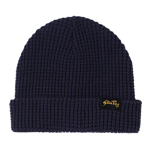 Stan Ray Waffle Beanie in Navy
