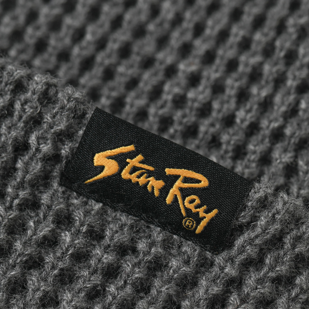 Stan Ray Waffle Beanie Charcoal
