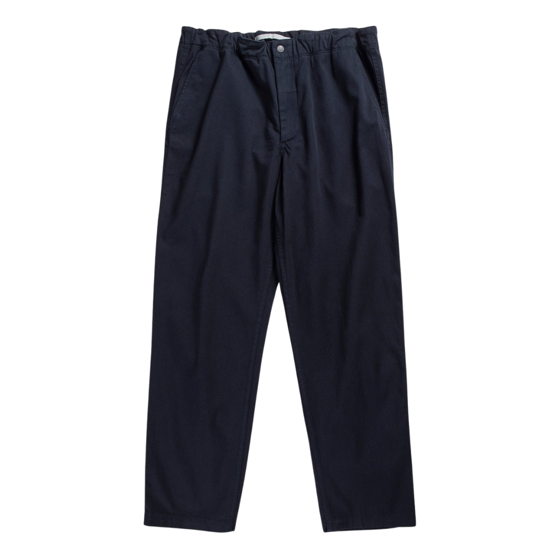 Norse Projects Ezra Light Stretch Trousers in Dark Navy