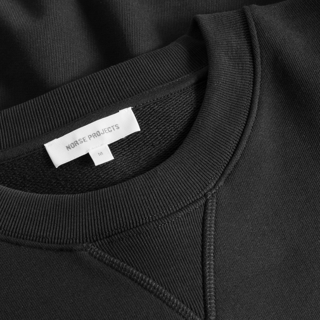Norse Projects Standard Sweatshirt in Black