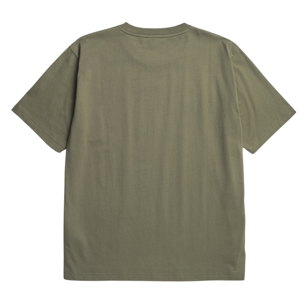 Norse Projects Johannes Organic Logo T-Shirt in Olive Night