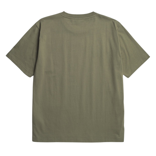 Norse Projects Johannes Organic Logo T-Shirt in Olive Night