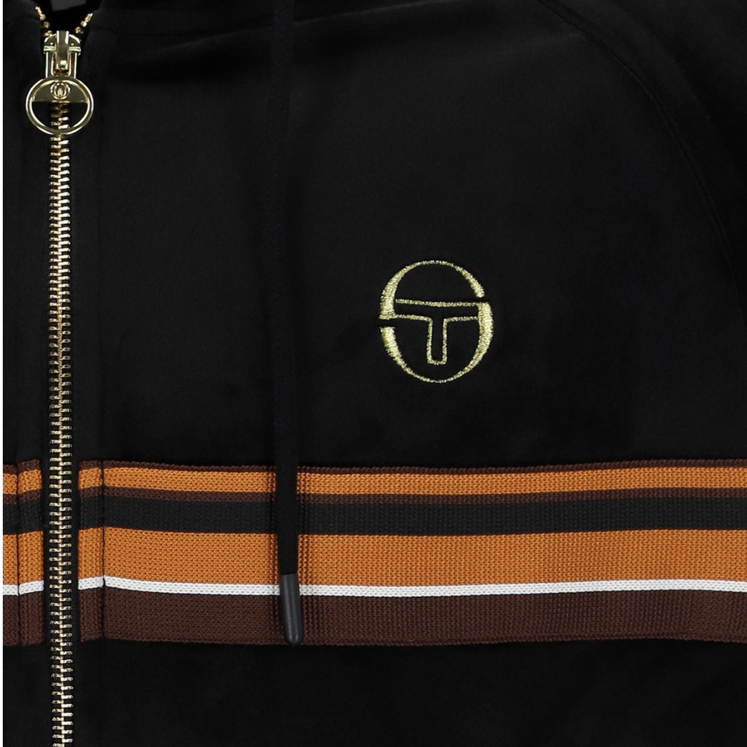 Sergio Tacchini Albi Hoodie in Black