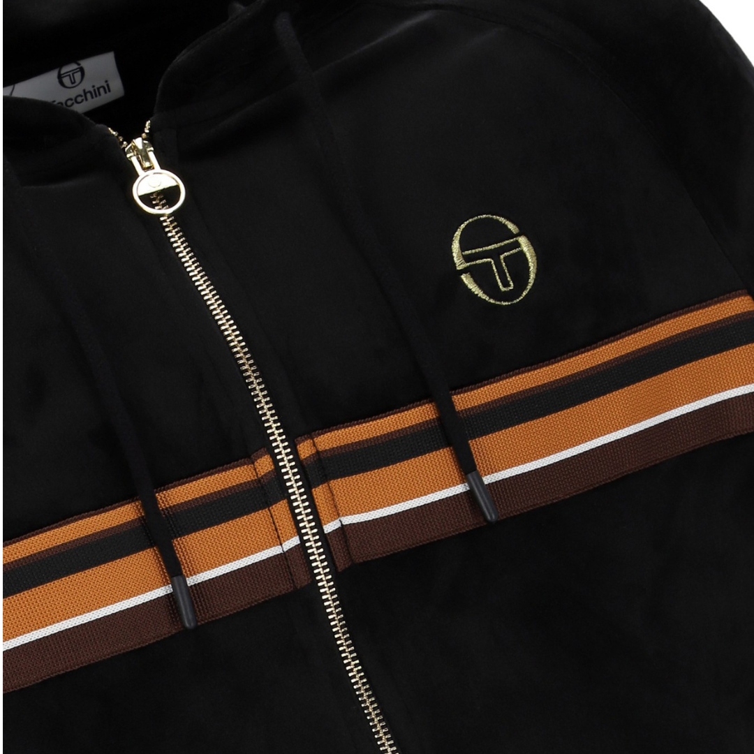 Sergio Tacchini Albi Hoodie in Black