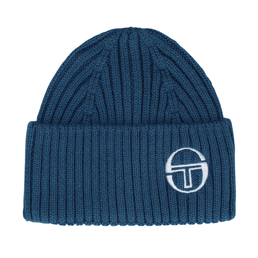 Sergio Tacchini Seppi Beanie in Vintage Indigo