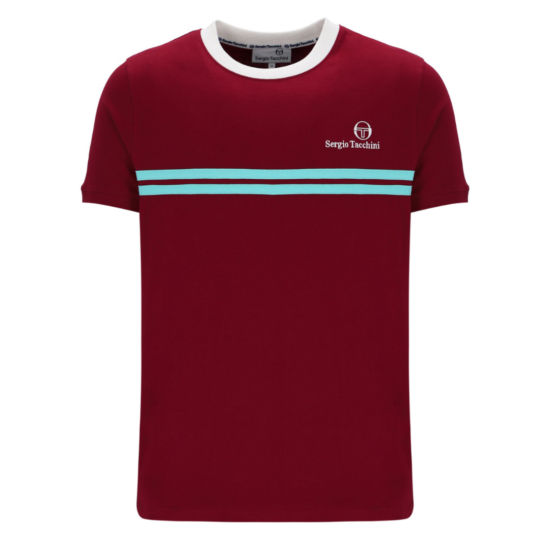 Sergio Tacchini New Supermac Tee in Rhubarb