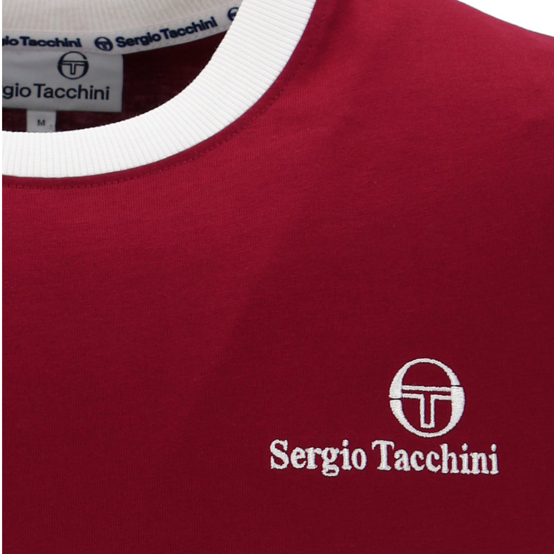Sergio Tacchini New Supermac Tee in Rhubarb