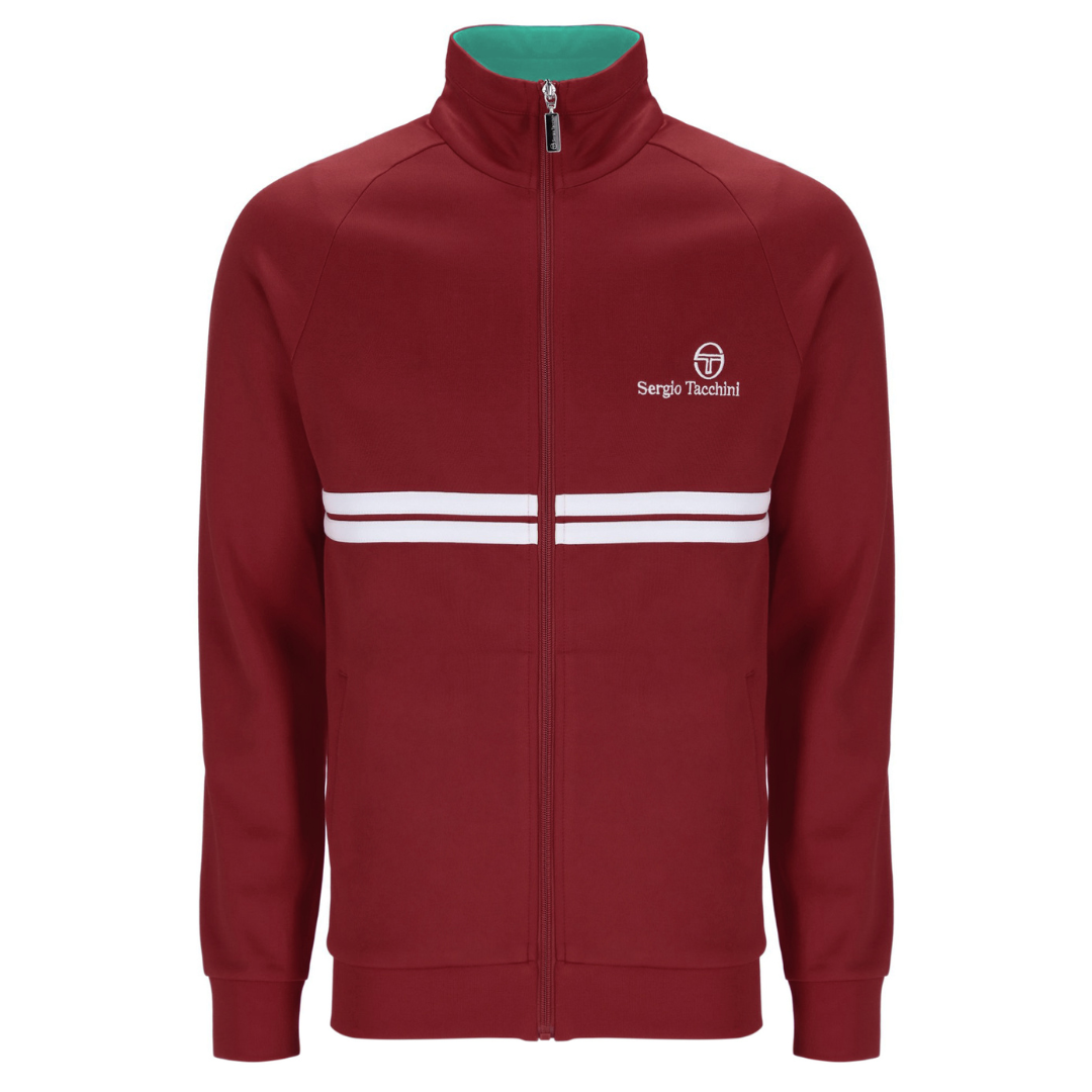 Sergio Tacchini Dallas TrackTop Top in Rhubarb