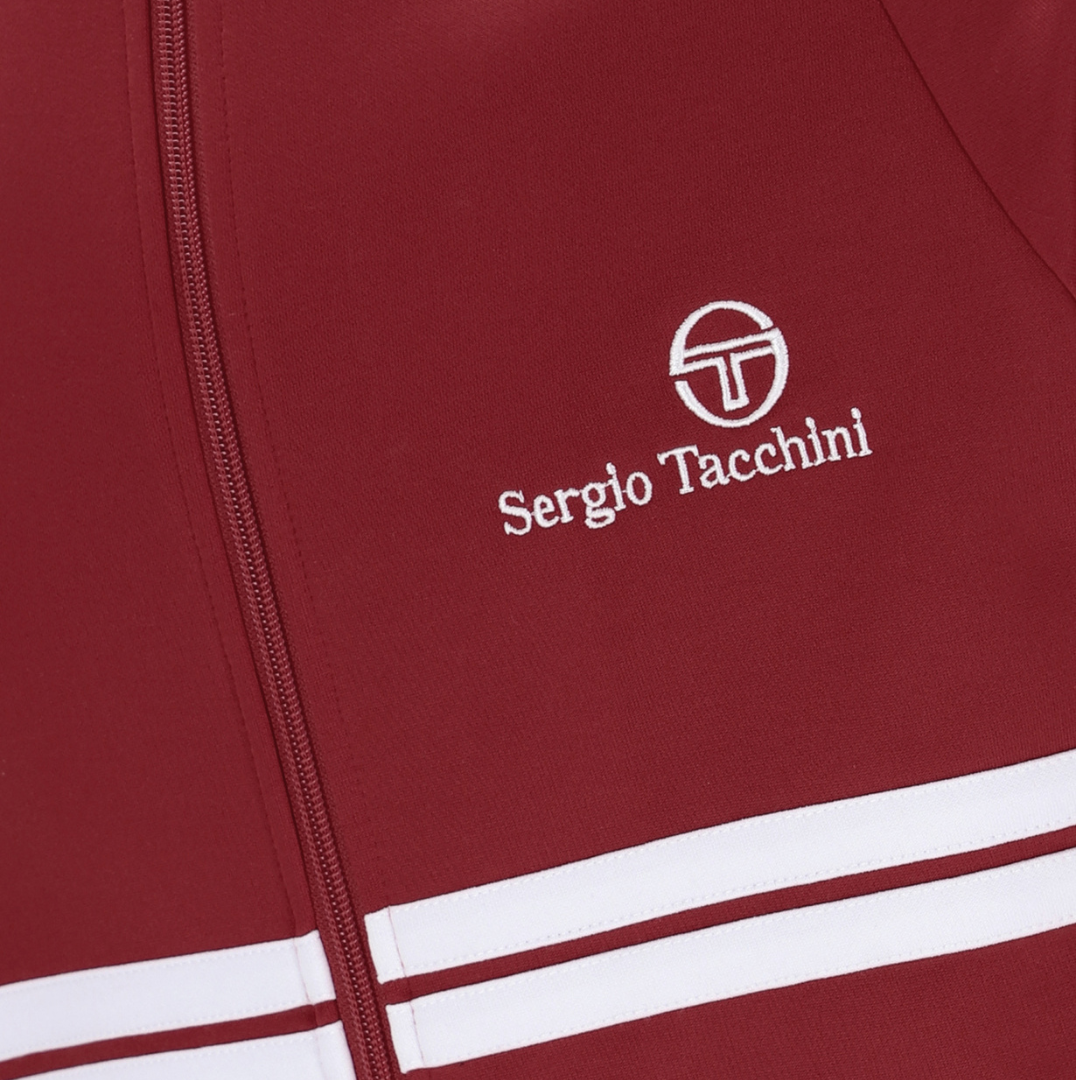 Sergio Tacchini Dallas TrackTop Top in Rhubarb