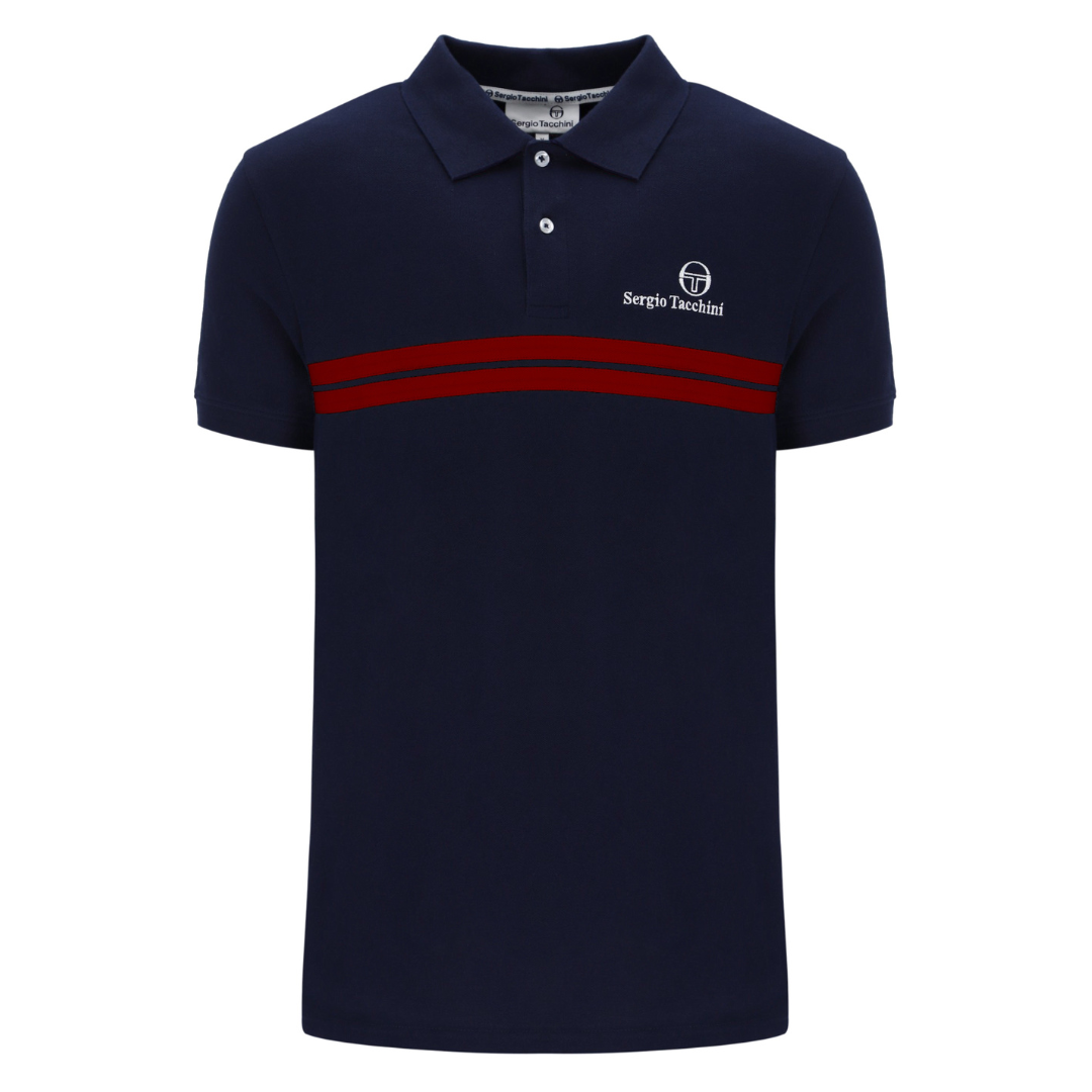 Sergio Tacchini Supermac Polo in Maritime Blue